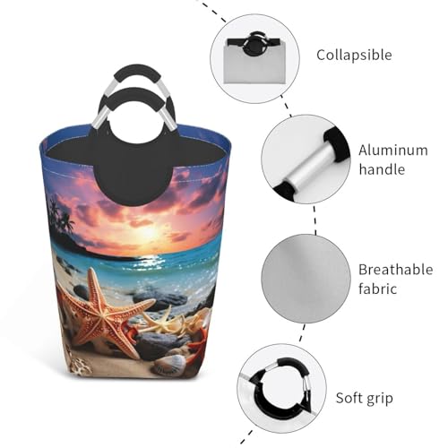 Panier à linge pliable grand format pour ranger le linge de bain - 5