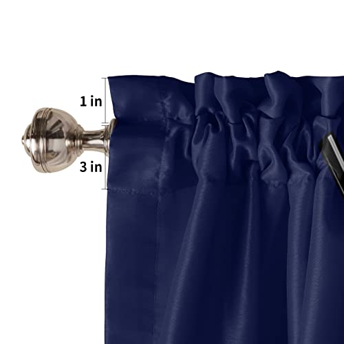 Golf Valances For Windows, Kitchen Curtain Valances Rod Pocket Living Room Short Window Valance Home Decor Window For Bathroom Bedroom Cafe 54X18 Inch Ball Sports Theme Golf Clubs Blue Background #TOP4