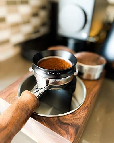 Normcore 58mm Magnetic Dosing Funnel - Espresso Coffee Dosing Ring - 15mm Anodized Aluminum with 9 magnetized Steel Compatible with 58mm Portafilter