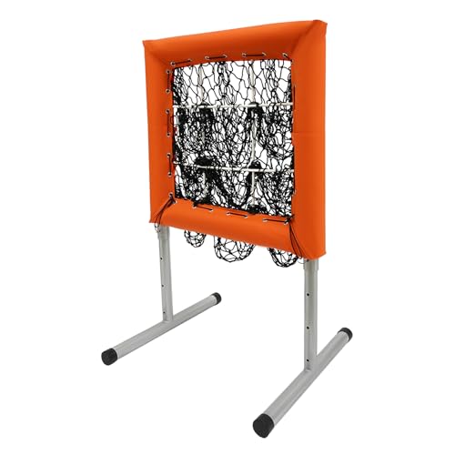 Baseball Net with Target Pockets, 9 Pocket Pitching Net,Height Adjustable Pitcher Trainer Net,Portable Softball and Baseball Net Training Equipment Baseball Net for Hitting and Pitching Practice