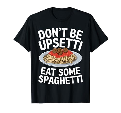 Spaghetti Art For Men Women Italian Pasta Lover Spaghetti T-Shirt