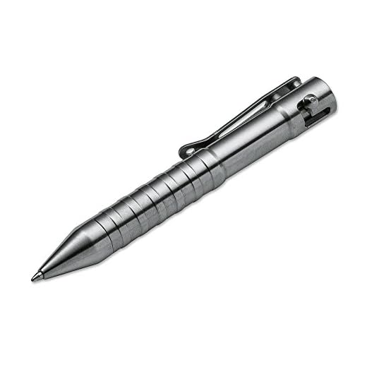 Böker Plus Herren K.i.d. .50 Titanium Tactical Pen, silber, Einheitsgröße EU