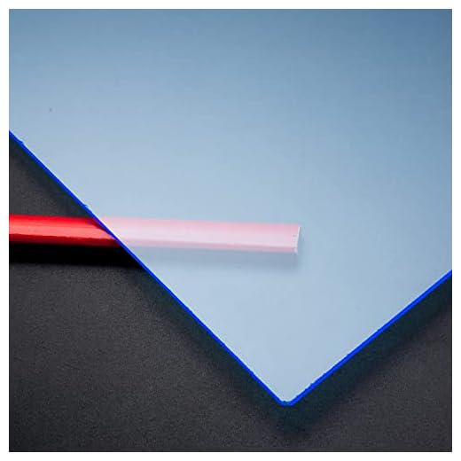 Metacrilato flúorescente azul - 60 x 50 cm x 3 mm