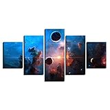 【Leinwanddrucke Set-Größe】: 200x100cm (40x60cm x 2 Stück, 40x80cm x 2 Stück, 40x100cm x 1 Stück) (Mit Rahmen)