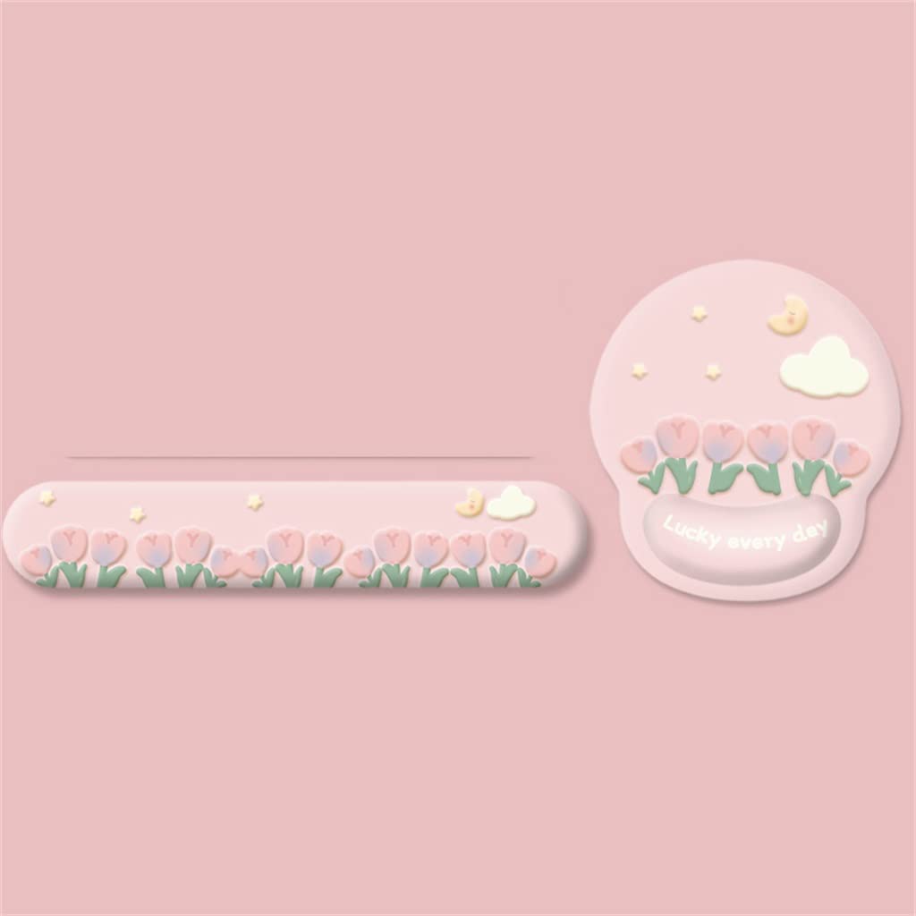 Mouse Pad Thickened Wrist Pad Silicone Keyboard Hand Pillow Office Home Bowl Holder Comfortable Cushion Mouse