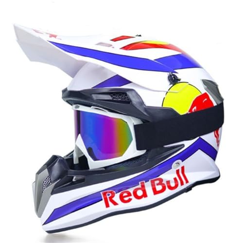Dirt Bike Handschuhe Schutzbrille Motocross helme Frauen Mann Crash Helmes Integraljugend Großer Motocross helmes DOT Zertifizierung genehmigt