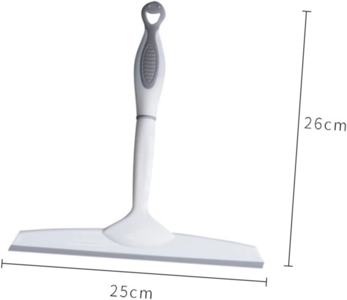 Soft Rubber Glass Wiper for Shower Doors and Tiles 12-inch Squeegee Hanging Hook for Car Windows and Bathroom Cleaning High-Performance Water Squeegee