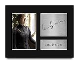 HWC Trading Lena Headey Game of Thrones Gifts Printed Signed Autograph Picture for TV Show Fans - US Letter (ID-008425)