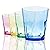 8 oz Unbreakable Premium Juice Glasses - Set of 4 - Tritan Plastic Cups - BPA Free - 100% Made in Japan (Assorted Colors)