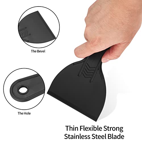 6 Stk Kunststoffspachtel Zubehör Set, Spachtelmesser Schaber Kittmesser Werkzeug für 3D Drucker Harz Entfernung Spackeln Patchen