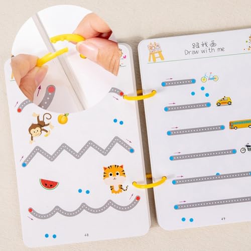 Cuaderno de práctica para niños con control de lápiz y páginas reutilizables para escritura 6