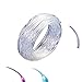 Rayauto 3mm Car Home LED Lighting Decoration Clear Side Glow Fiber Optic Cable DIY (10M/32ft length)