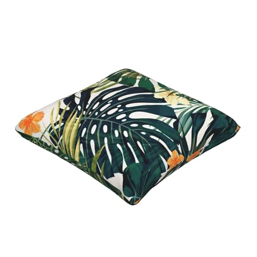 Housse de coussin palmier tropical EdWal décorative lit et canapé