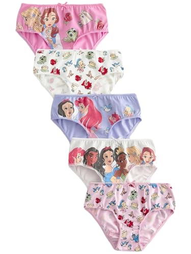 NEXT Fille Lot de 5 Slips La Reine des neiges de Disney Rose 2 Ans-3 Ans