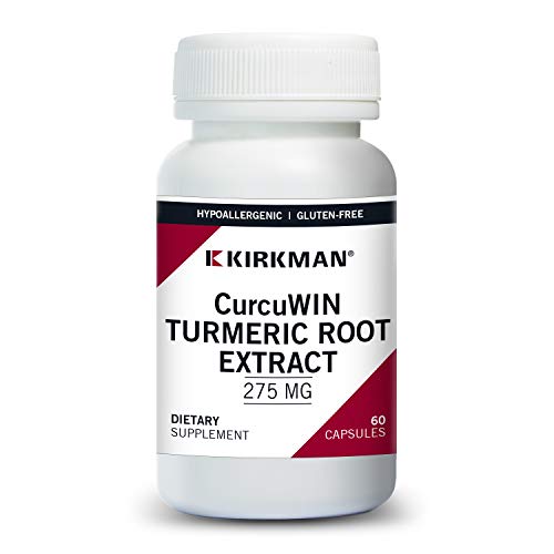 Kirkman CurcuWIN Turmeric Root Extract 275 mg || 60 Vegetarian Capsules || Antioxidant Activity || Immune System Support