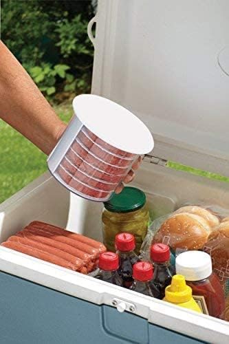Mr. Bar-B-Q 12 Piece Patty Press Set | Save Time with Early Prep | Quick Release Insert | Makes Perfect Patties Every Time | Refrigerator and Dishwasher Safe | Great for Picnics and Tailgating