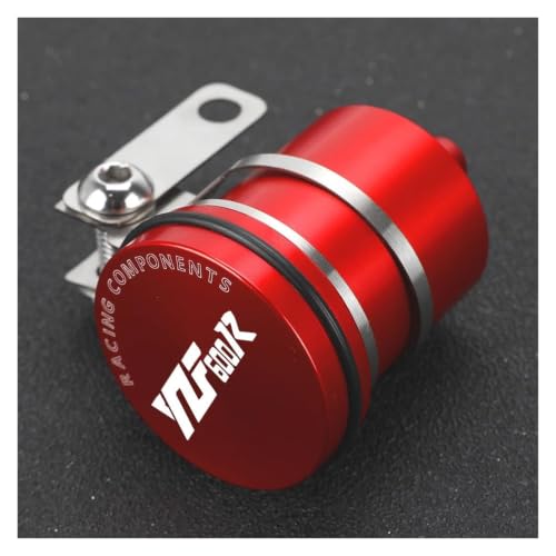 Réservoir liquide frein arrière YZF600R Thundercat bocal moto rouge avec logo