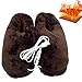 Electric Heated Slippers,Electric Heated Shoes | Plush Electric Heated Shoes - Plush Heated Footwear,Heated Foot Warmer Pad