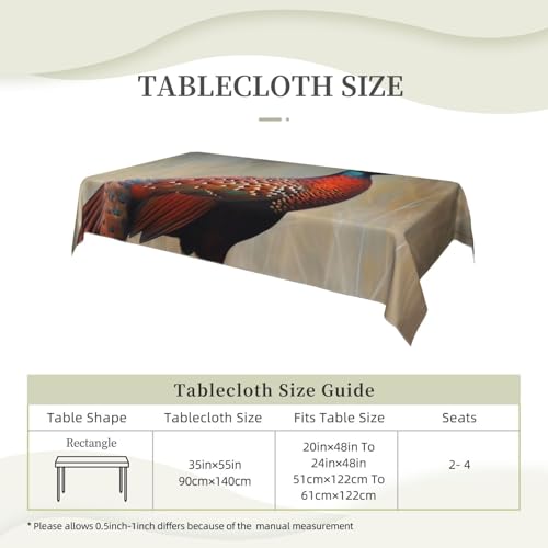 Nappe de table imperméable et infroissable pour salle à manger
