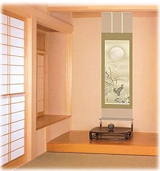 Amazon.co.jp: 掛け軸 掛軸 近藤玄洋・秋草に鶉 尺五 秋 花鳥画