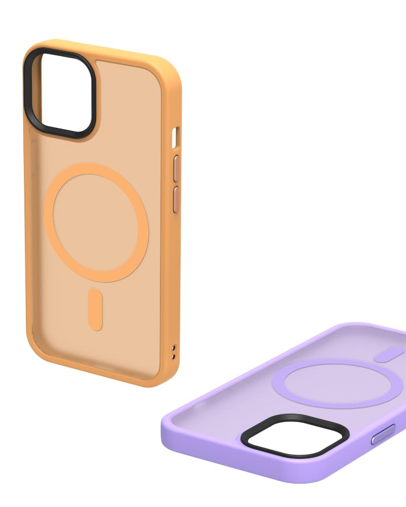 tigratigro Custodia Per iPhone 12 Pro, Compatibile con Mag-Safe,Traslucida Texture Opaca, Flessibile e anti-impronta,Consistenza simile alla Pelle (Grafite Nero)