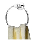 Cozysmart Towel Ring Hand Towel Holder,Stainless Steel Wall Mount 6.1 Inch Diameter Circle Rings Doo