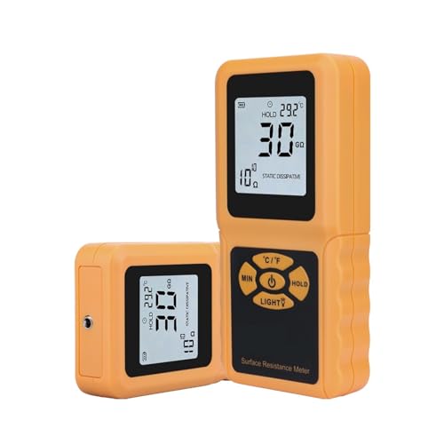 Ohmmètre portable pour éviter les erreurs de lecture avec écran LCD et maintien