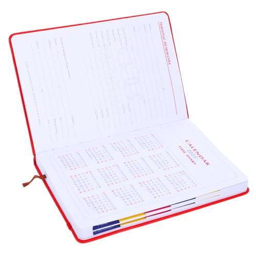 Abaodam 年英語プランナー ノートブック 毎日スケジュール管理用 家用アジ