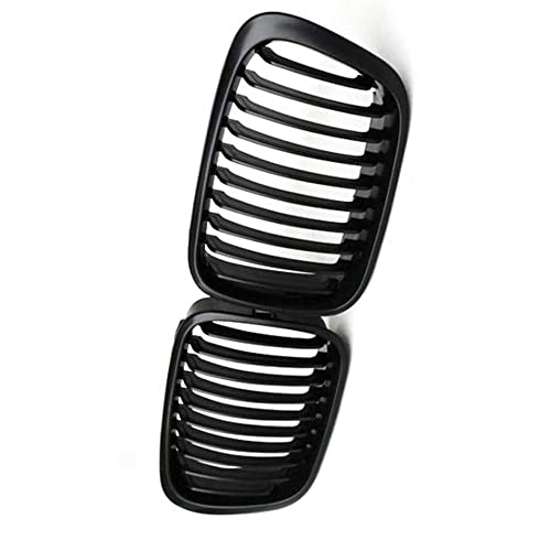 Rejilla tipo riñón para parachoques de BMW E46 4 puertas de 1998 a 2001 2
