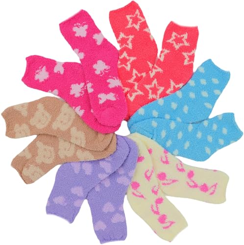 Image of ToBeInStyle Women's Pack of 6 Assorted Style Winter Socks