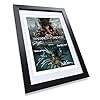Black Panther Wakanda Forever Cast Signed Movie Poster Autograph A4 Photo Print Framed Memorabilia Gift 2022 Film Letitia Wright Lupita Nyong'o (BLACK FRAMED & MOUNTED) #1