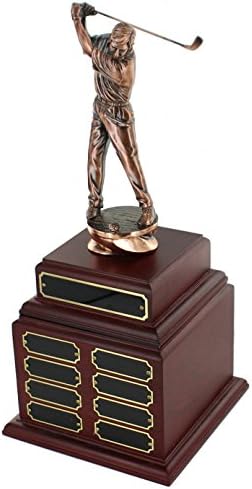 SHOP AWARDS AND GIFTS Perpetual Male Golf Trophy