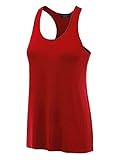 MBJ Womens Classic Relaxed Racerback Tank Top - Made in USA