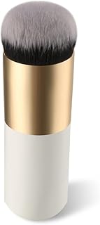 Brocha de maquillaje Cepillo de base de oro p...