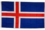 zeigen Sie Flagge mit unserer widerstandsfähigen Länder-Fahne mit dem Motiv: Island