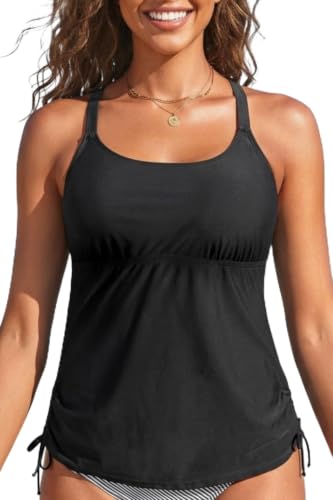 Image of Holipick Womens Tankini Swim Top No Bottom