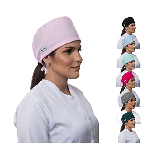 Touca Gorro Feminino Masculino - Cores Lisas (ROSA CLARO)