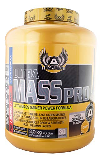 MASS GAINER ULTRA | ARES - 3 kg - ULTRA MASS GAINER POWER FORMULA (Chocolate)