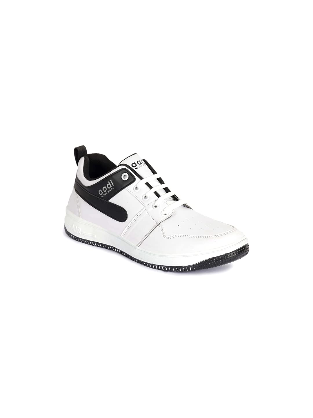 See full amazon price history chart for AADI Mens White & Black Synthetic Leather Outdoor Casual Shoes AADI Mens White & Black Synthetic Leather Outdoor Casual Shoes (B0BV325QWR) Amazon Price History, Amazon Price Tracker