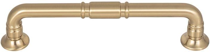 Kent Pull Color Honey Bronze - Top Knobs 5 1/16” Length Grace Coll Traditional Transitional Bar Handle Decorative Kitchen Drawer Cabinet Door Hardware Dresser Bathroom Metal Handle Interior Home