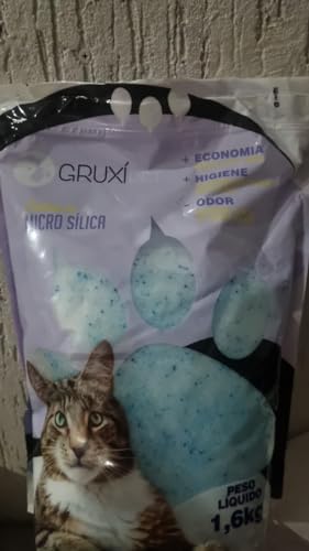 Areia Higiênica Para Gato Micro Sílica Gruxipet 1,6kg