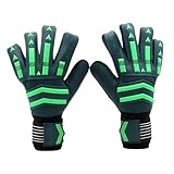 Guantes de fútbol - Guantes de portero de látex antideslizantes para adultos | Guantes de portero para niños y jóvenes, guantes de fútbol para portero, para hombres, mujeres, niños y niñas, guantes de