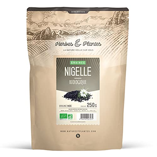 Herbes Et Plantes Graines de Nigelle Bio 250 g