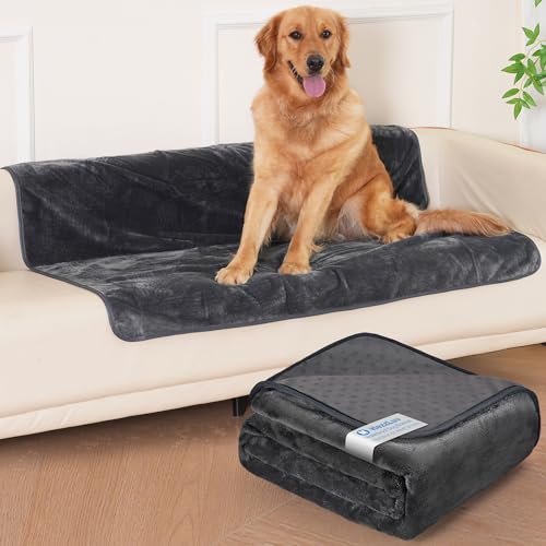 HezzLuv Flanell Wasserdichte Hundedecke 100x120 cm
