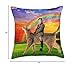 Kim Jong Un Riding Cat - Funny Kim Jong Un Throw Pillow