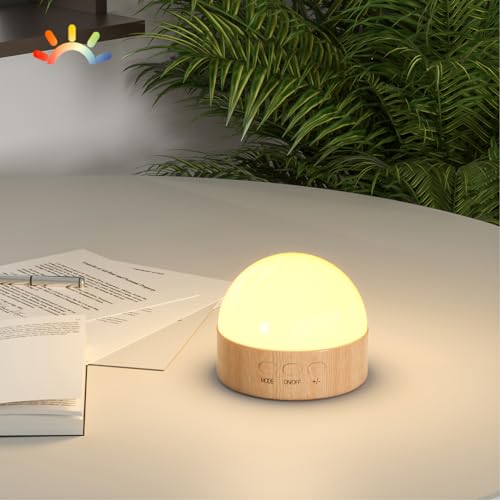 Kintion Night Light, Dimmable 8 Color Portable LED Night Light,