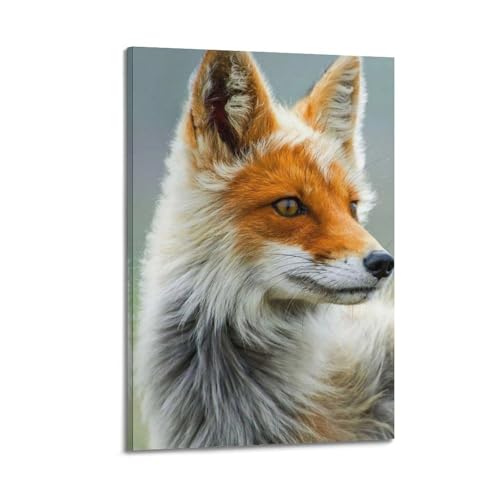 Poster sur toile animal en gros plan premium pour décoration murale salon et bureau