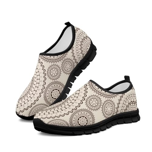 Binienty Womens Slip-on Shoes Lightweight No Laces Sneakers Arch Support Loafer Walking Shoes for Work Casual Daily2