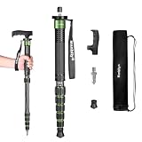 Manbily Carbon Fiber Camera Monopod, 61-inch Portable Compact Lightweight Travel Monopod Walking...
