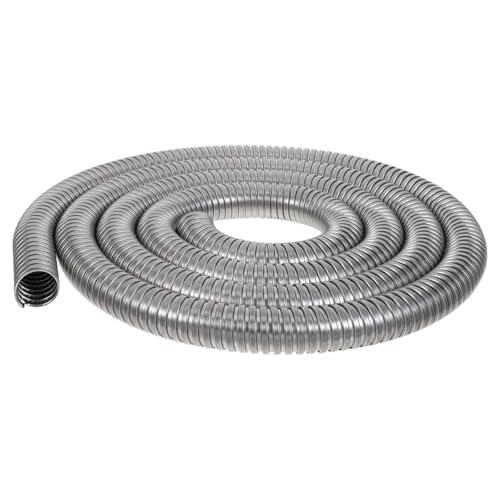 Conduit de câblage spiralé en inox 304 de 2,5 cm x 3 m pour une protection extérieure fiable